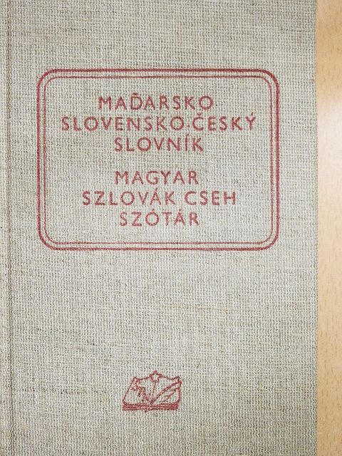 Magyar-szlovák-cseh szótár [antikvár]