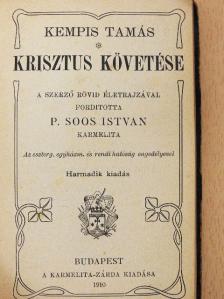Kempis Tamás - Krisztus követése [antikvár]