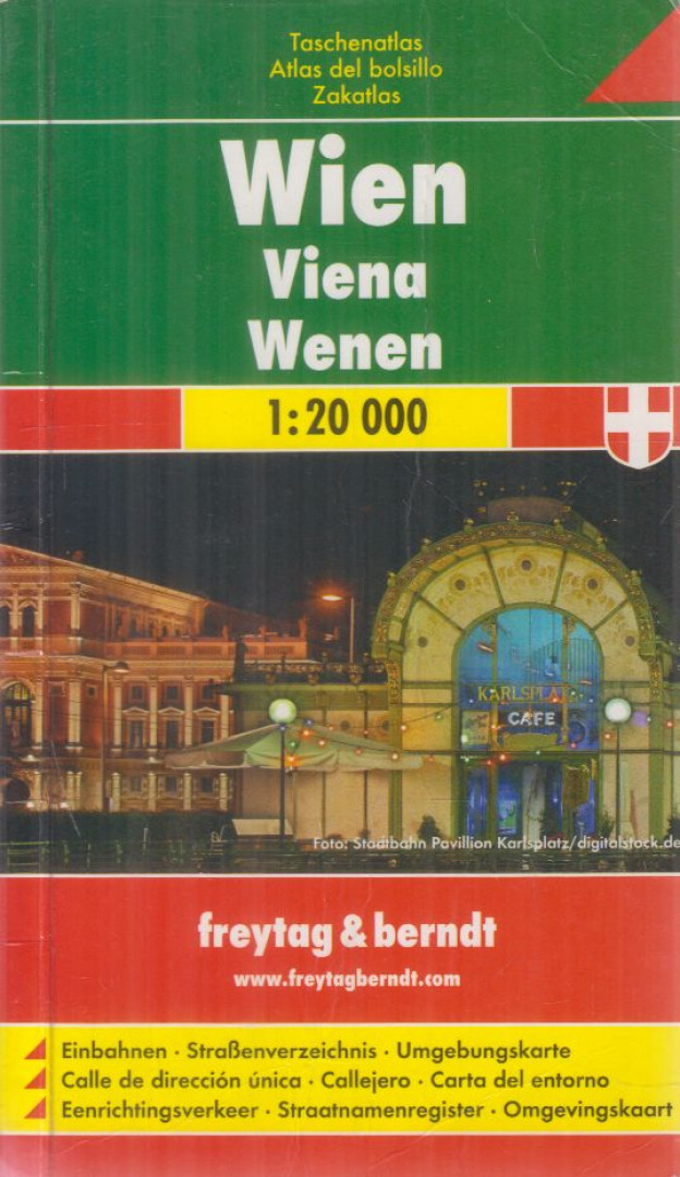 Taschenatlas Wien 1:20 000 [antikvár]
