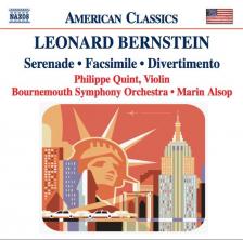 BERNSTEIN - SERENADE - FACSIMILE - DIVERTIMENTO CD PHOLIPPE QUINT, MARIN ALSOP