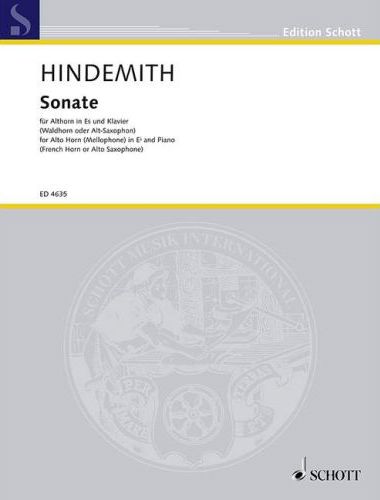 HINDEMITH - SONATE FÜR ALTHORN IN ES UND KLAVIER (1943)