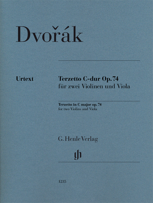 DVORAK - TERZETTO C-DUR OP.74 FÜR ZWEI VIOLINEN UND VIOLA