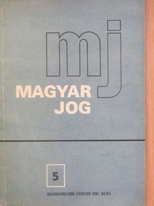 Dr. Badiny Gyula - Magyar Jog 1981. május [antikvár]