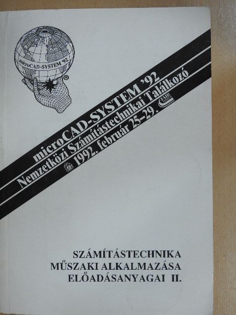 Arany Ilona - MicroCAD-SYSTEM '92 [antikvár]