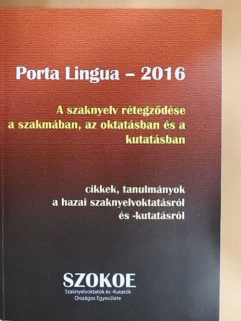 Aradi András - Porta Lingua 2016 [antikvár]