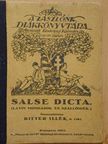 Salse Dicta [antikvár]