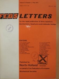 G. Gacon - Febs Letters Volume 77, Number 1-2./Volume 78, Number 1-2. [antikvár]