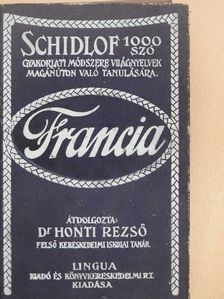 Schidlof - Schidlof gyakorlati módszere - Francia 1-10. füzet [antikvár]