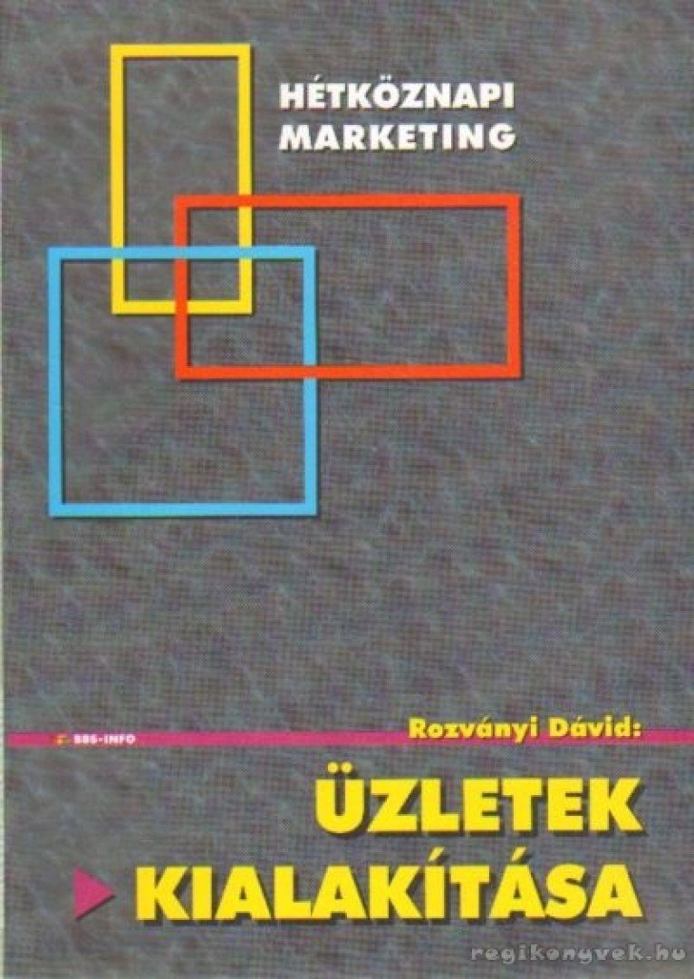 Rozványi Dávid - Üzletek kialakítása [antikvár]