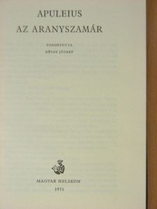 Apuleius - Az aranyszamár [antikvár]