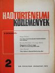 Benda Kálmán - Hadtörténelmi Közlemények 1972/2. [antikvár]