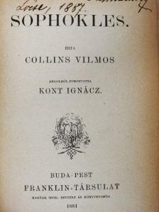 Beulé - Sophokles/Művészek csarnoka/Augustus családja és kora [antikvár]