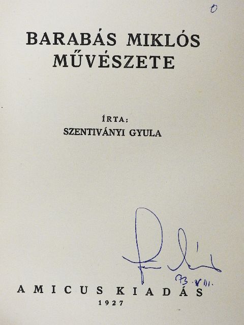 Szentiványi Gyula - Barabás Miklós művészete [antikvár]