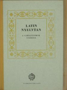 Kováts Gyula - Latin nyelvtan [antikvár]