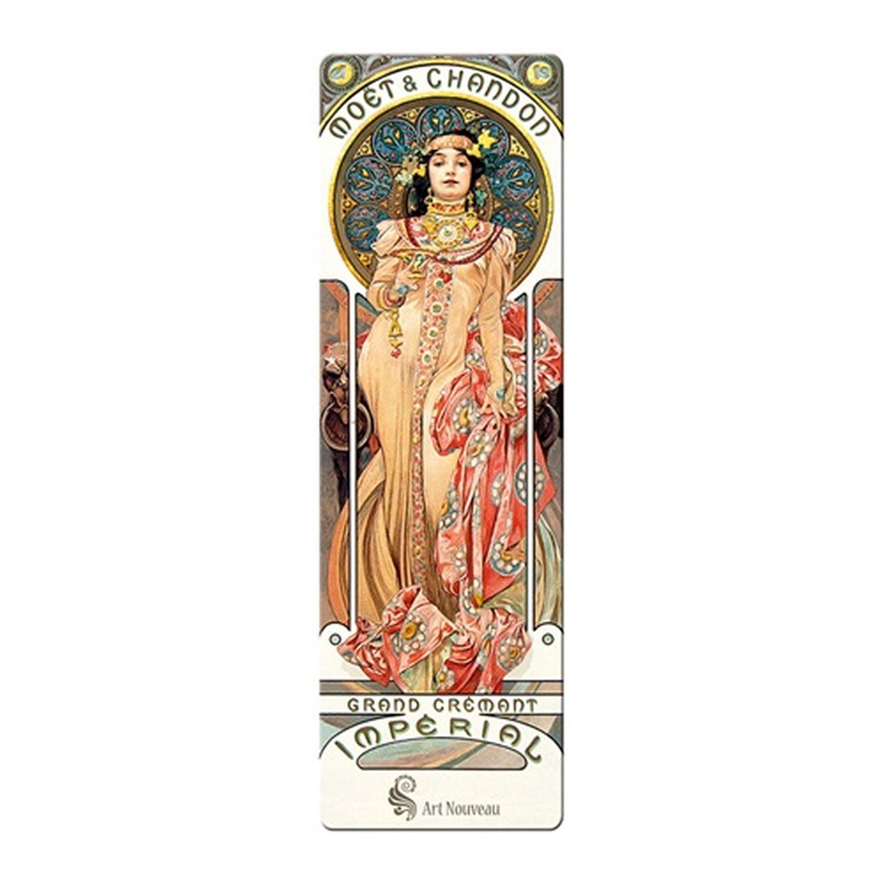 P0130 - 1397 - Könyvjelző Fridolin Art Nouveau ´Sarah´
