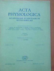Bartha J. - Acta physiologica - Academiae Scientiarum Hungaricae 1981. [antikvár]