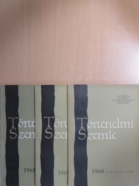 Jemnitz János - Történelmi Szemle 1968/1-4. [antikvár]