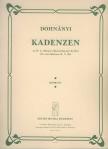 DOHNÁNYI - KADENZEN ZU W.A.MOZART`S KLAVIERKONZERT ES-DUR KV 365 FÜR 2 KLAVIERE,REPRIN