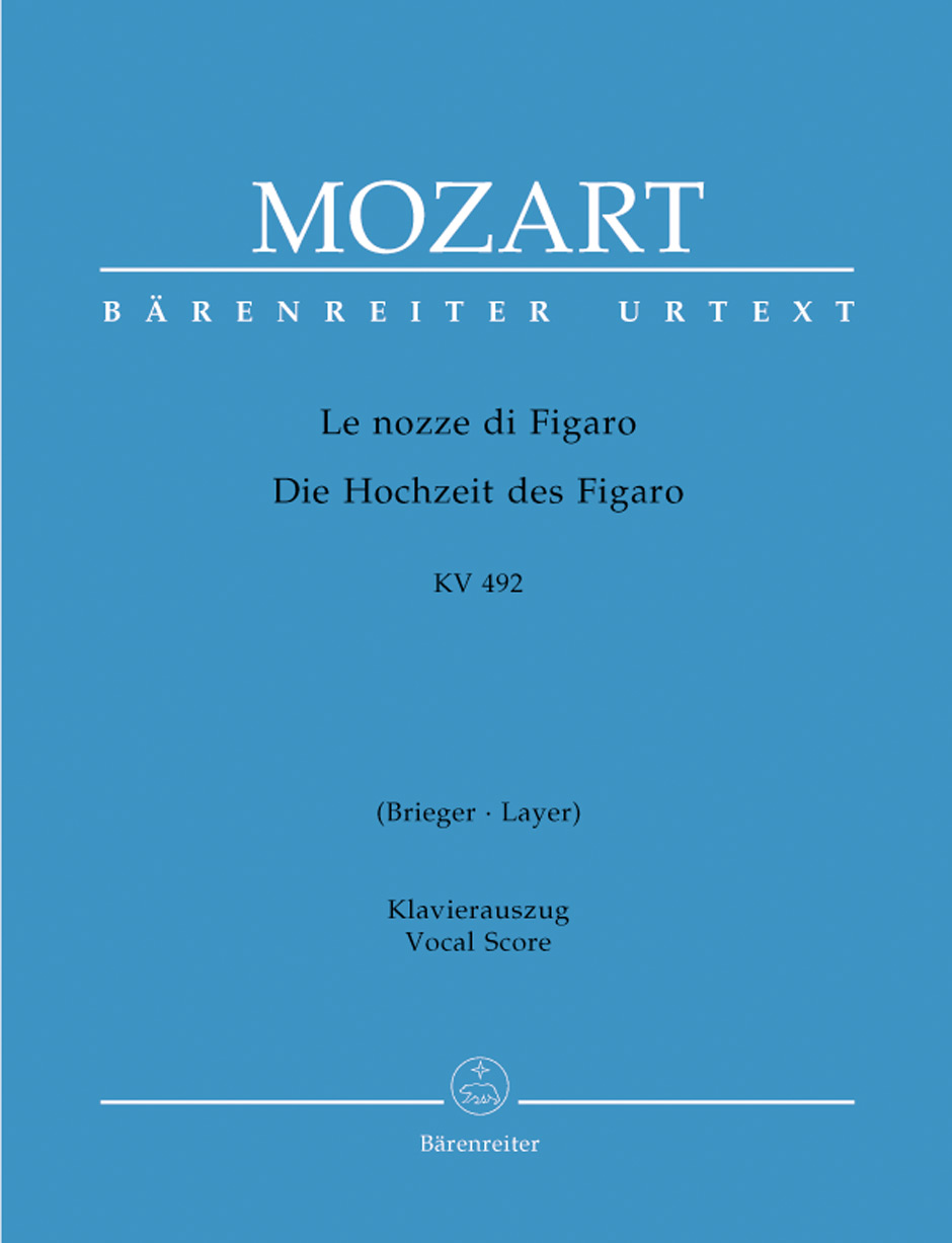 MOZART, W,A, - LE NOZZE DI FIGARO (DIE HOCHZEIT DES FIGARO) KV 492 KLAVIERAUSZUG URTEXT