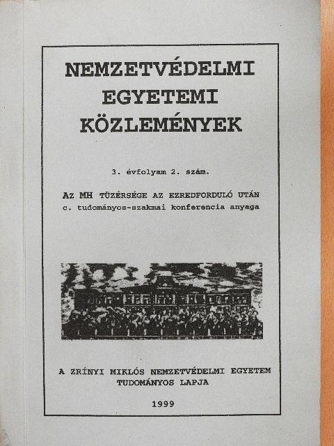 Bóka Sándor - Nemzetvédelmi egyetemi közlemények 1999/2. [antikvár]