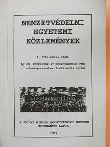 Bóka Sándor - Nemzetvédelmi egyetemi közlemények 1999/2. [antikvár]