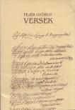 Fejér György - Versek [antikvár]