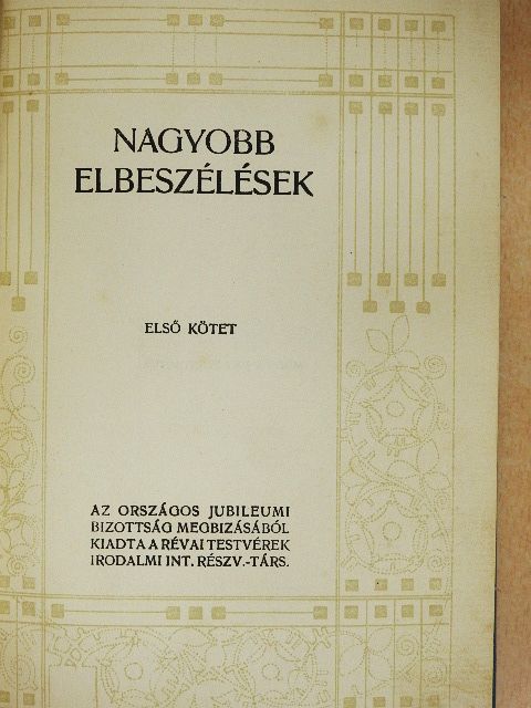 Mikszáth Kálmán - Nagyobb elbeszélések I-II. [antikvár]