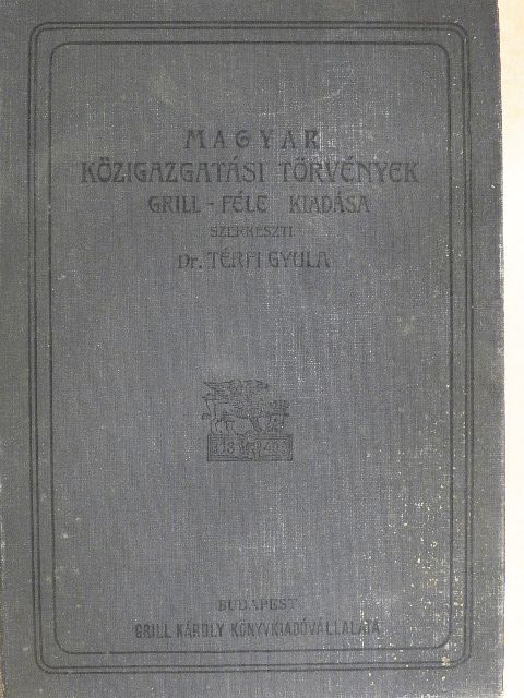 Dr. Márkus Dezső - Közjog [antikvár]