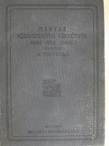 Dr. Márkus Dezső - Közjog [antikvár]