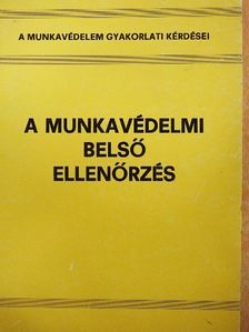 Dr. Jakab András - A munkavédelmi belső ellenőrzés [antikvár]