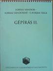 Forrai Sándor - Gépírás II. [antikvár]