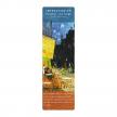 P0130 - 1405 - Könyvjelző Fridolin Impresszionizmus, ´Van Gogh/Kávéházi terasz éjjel´