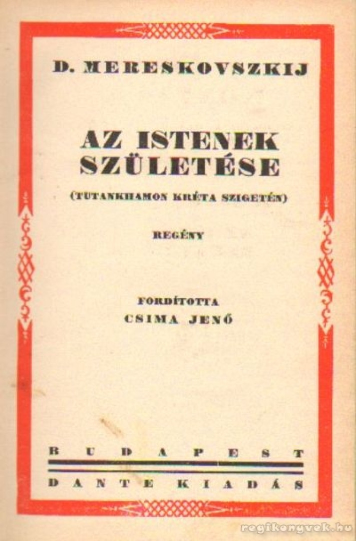 Mereskovszkij - Az istenek születése [antikvár]