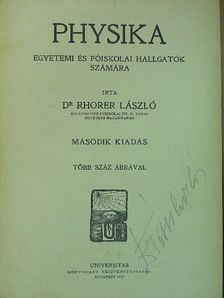 Dr. Rhorer László - Physika [antikvár]