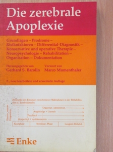 Die zerebrale Apoplexie [antikvár]