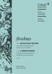 BRAHMS... - EIN DEUTSCHES REQUIEM NACH WORTEN DER HEILIGEN SCHRIFT FÜR SOLI, CHOR UND ORCH. OP.45, KLAVIERAUSZUG