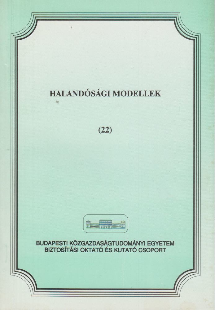 Halandósági modellek [antikvár]