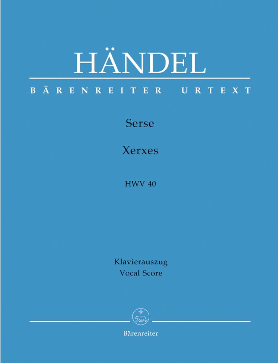 HAENDEL - SERSE (XERXES) HWV 40 KLAVIERAUSZUG URTEXT (ANDREAS KÖHS)