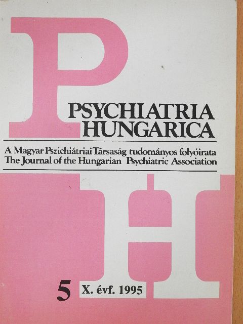 David Lester - Psychiatria Hungarica 1995/5. [antikvár]