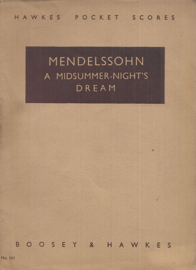 MENDELSSOHN - A Midsummer-Night's Dream [antikvár]