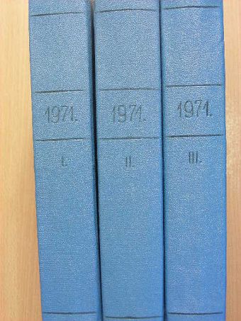 Csató István - Élet és Tudomány 1971. január-december I-III. [antikvár]