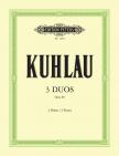 KUHLAU - 3 DUOS OP.80 FÜR 2 FLÖTEN