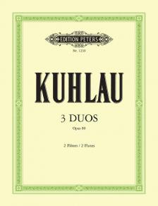KUHLAU - 3 DUOS OP.80 FÜR 2 FLÖTEN
