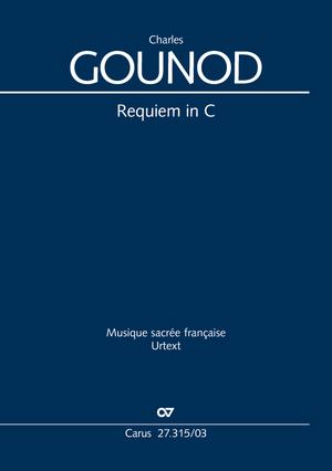 GOUNOD - REQUIEM IN C OP.POSTH. KLAVIERAUSZUG (B. GROSSMANN)