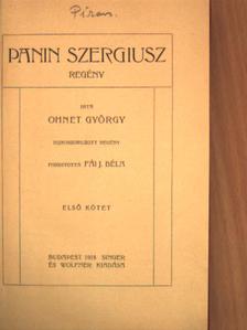 Ohnet György - Panin Szergiusz I-III. [antikvár]