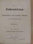 A. Molé - Neues Taschenwörterbuch der französischen und deutschen Sprache I-II. [antikvár]