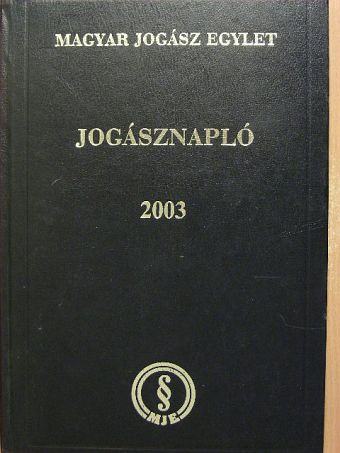 Jogásznapló 2003 [antikvár]