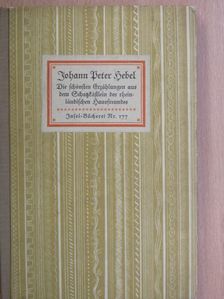Johann Peter Hebel - Die schönsten Erzählungen (gótbetűs) [antikvár]