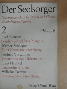 Hans Heimerl - Der Seelsorger März 1965 Heft 2 [antikvár]