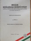 Országos összesítés az 1998. évi díszfaiskola termeléséről [antikvár]
